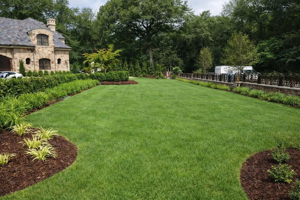 An image of a well-maintained garden